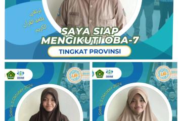 foto santri mengikuti seleksi tengkat provinsi